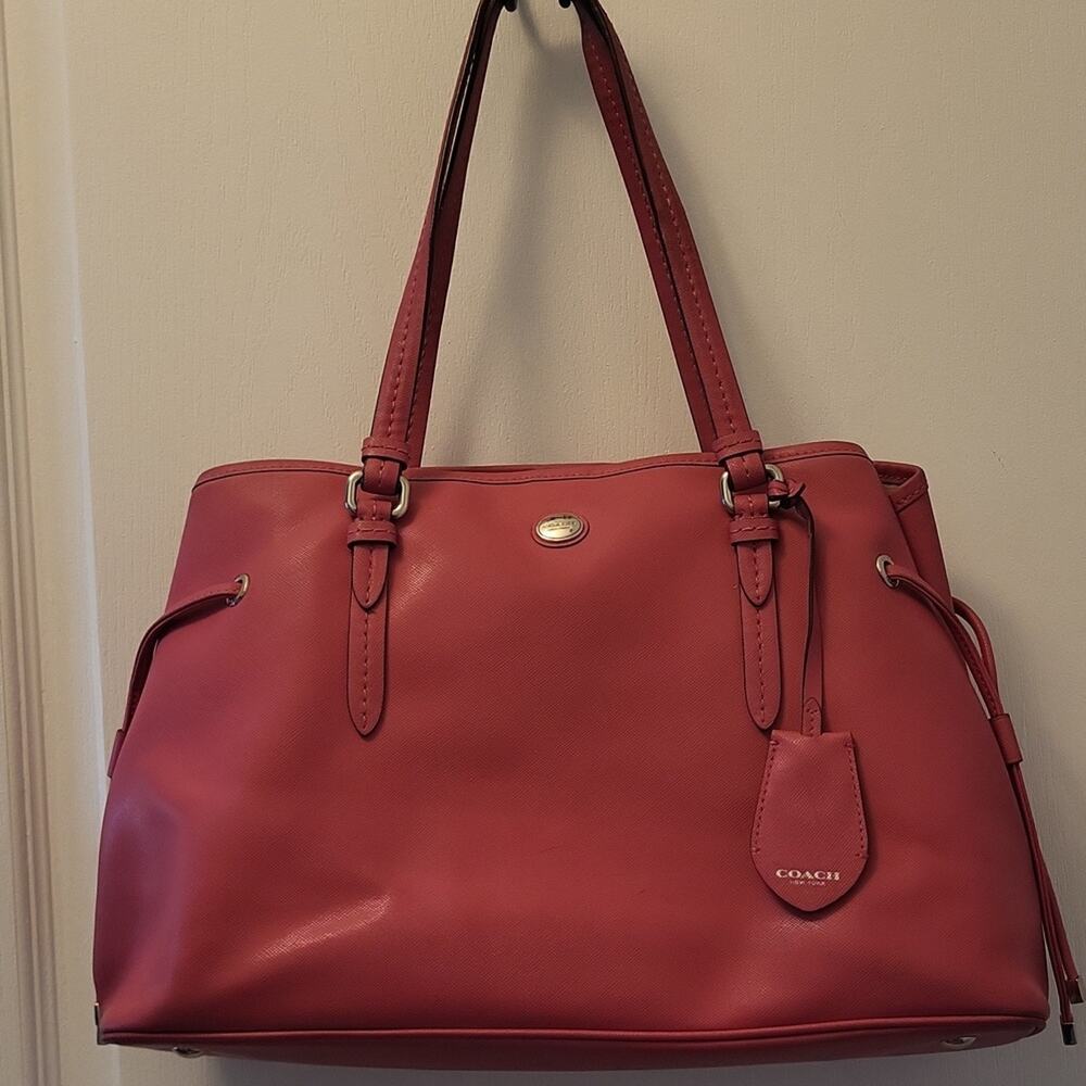 Coach Peyton Rose Leather Shoulder Bag F29362